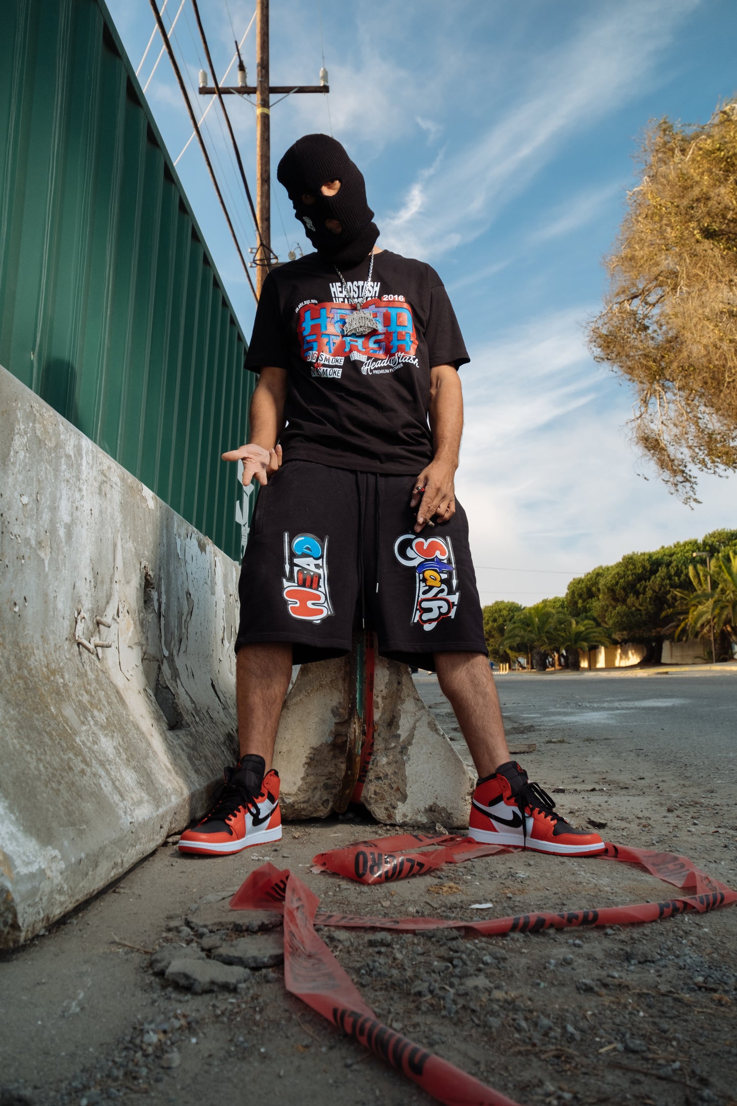 Headstash Split Logo Shorts