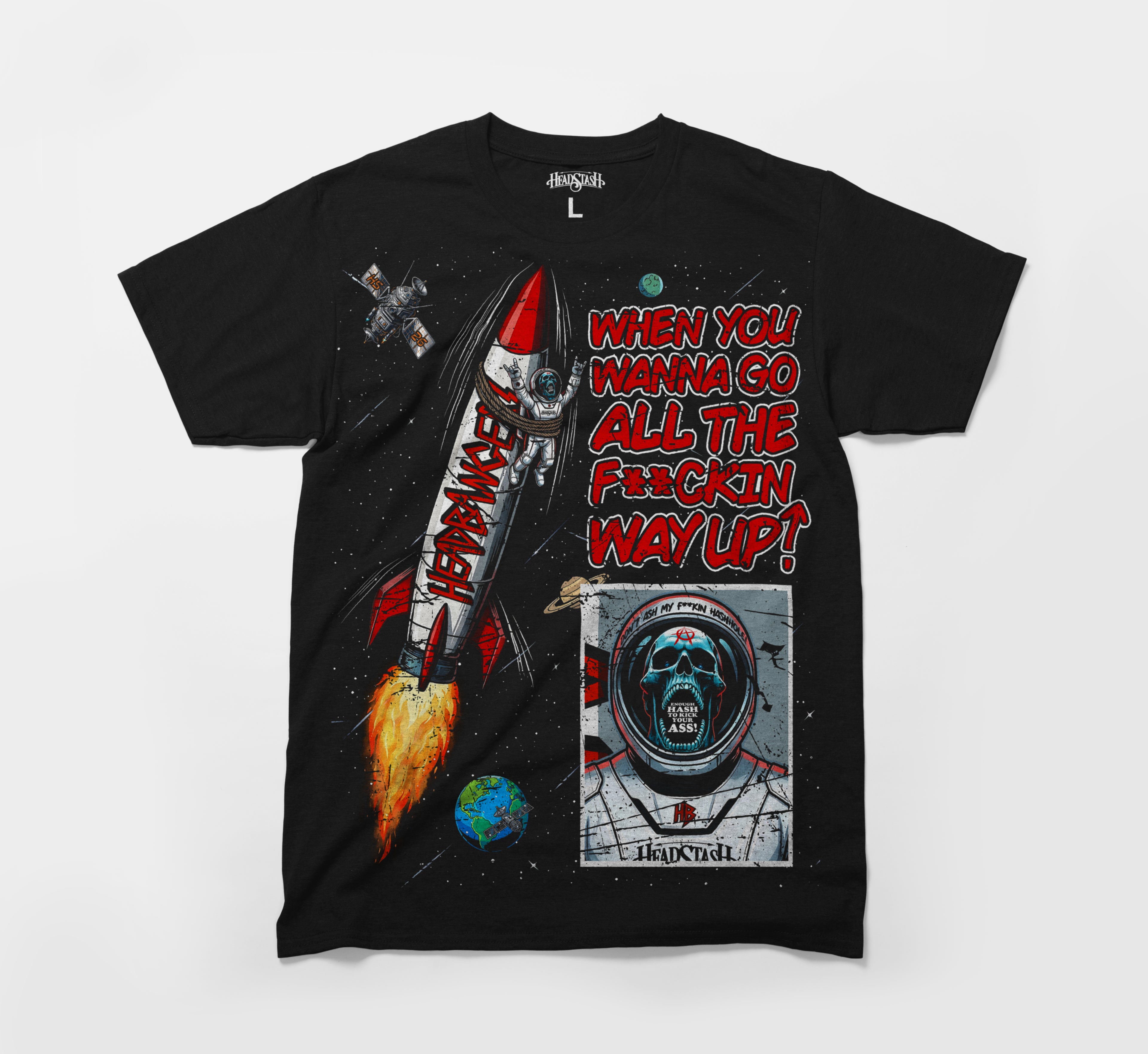 Headbangers Oversized Graphic Tee