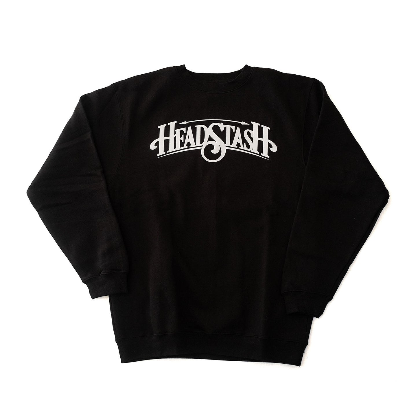 Black Unisex Adult Crewneck