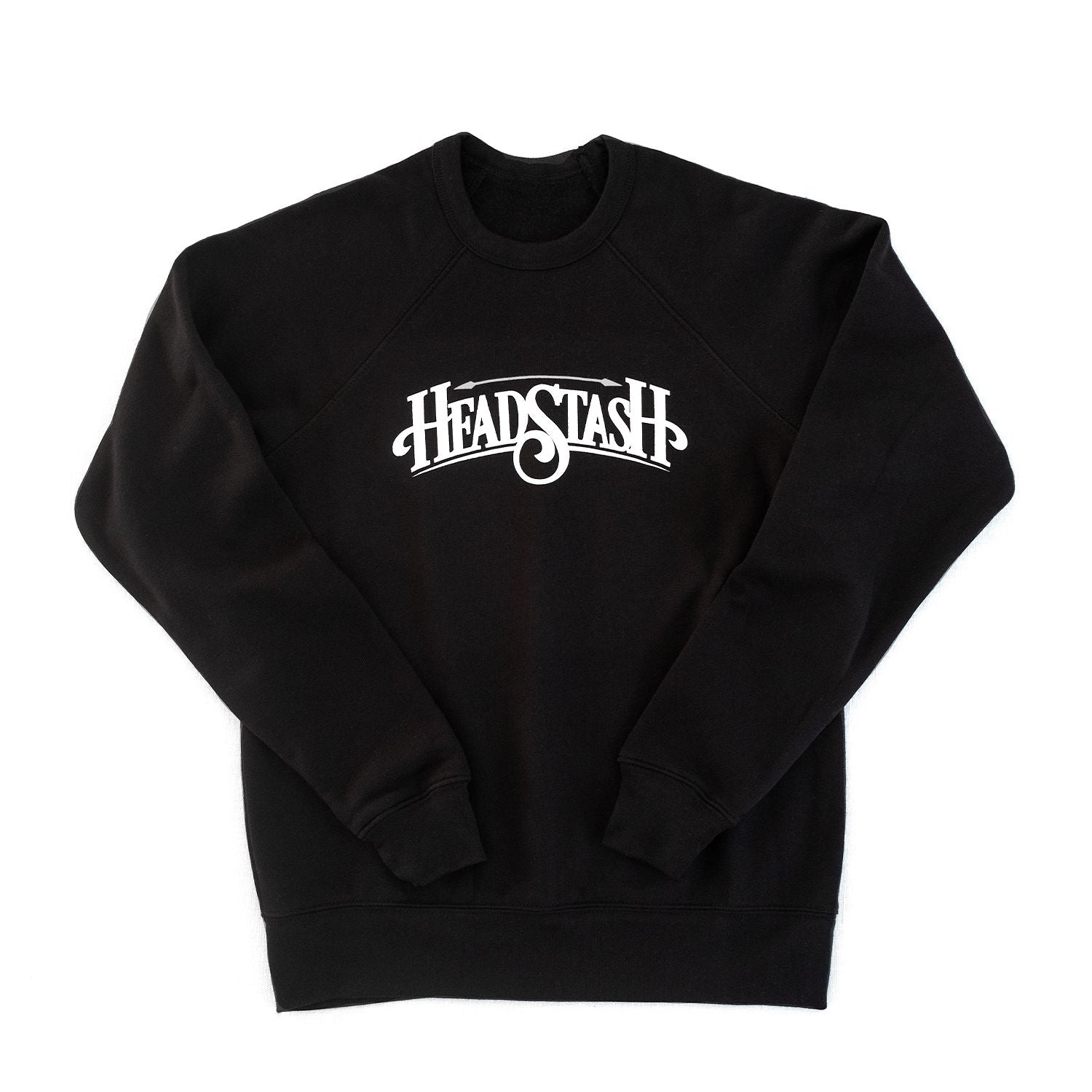 Black Unisex Kids Crewneck