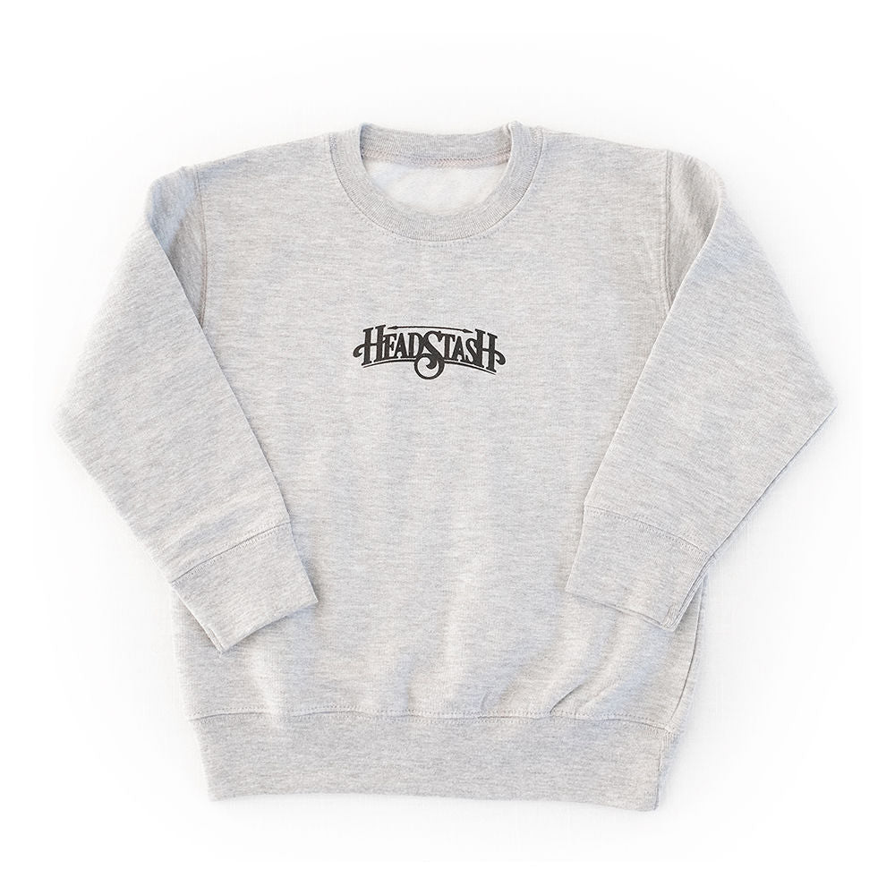 Grey Unisex Kids Crewneck